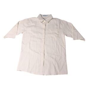 EXARUS - Kids Button Up Shirt - Cream Color - Size 128 - 8Y - Preowned Good Cond